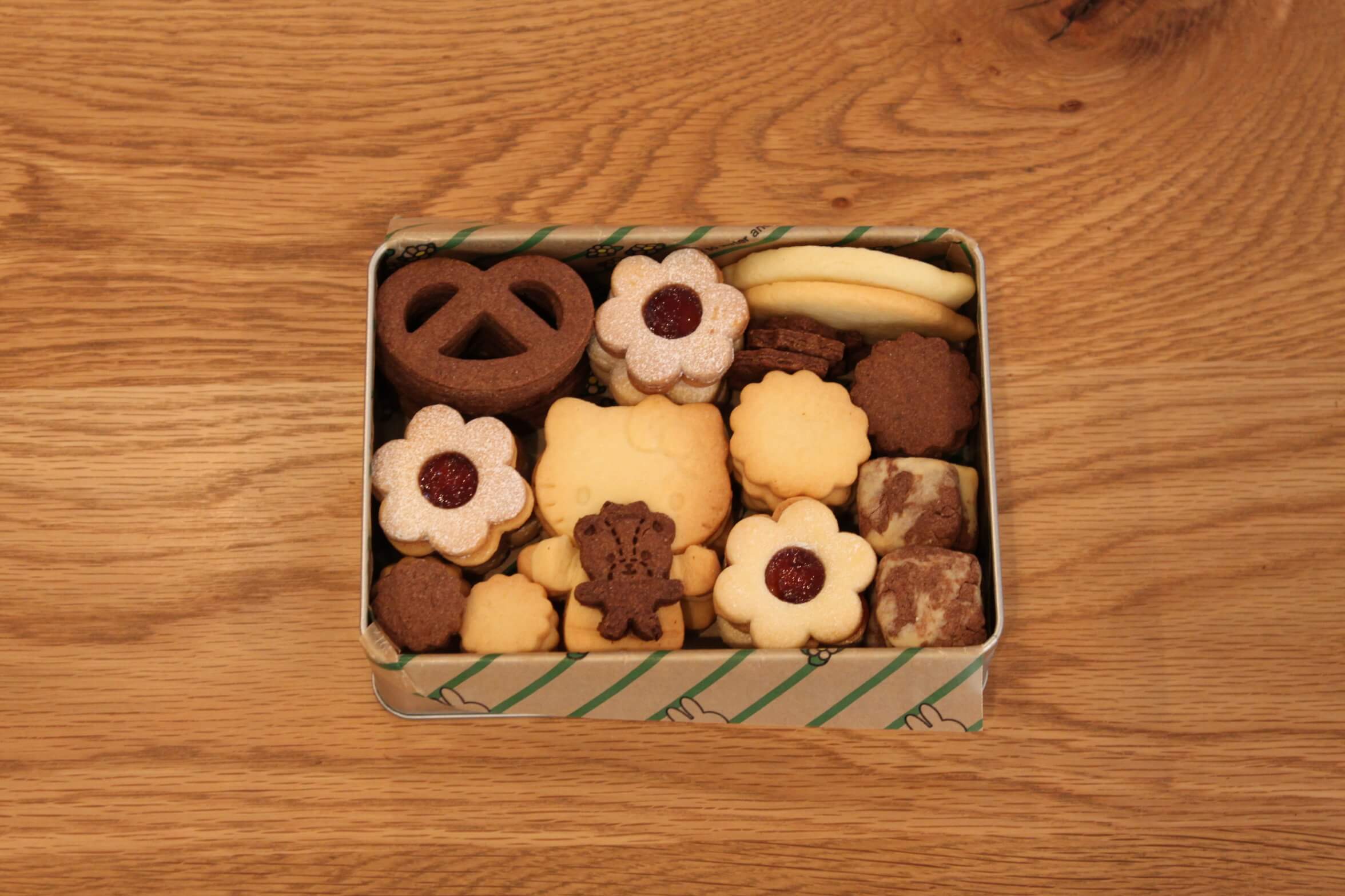 Daiso ダイソー キティちゃんのハグユークッキー型で手作りクッキー缶 お菓子作りの愛用品をご紹介 暮らしの音